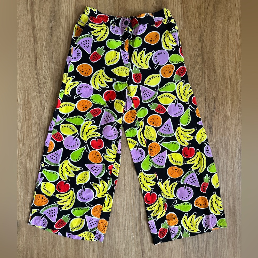 Stella McCartney Kids Fruit-Print Pants size 10